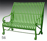 garden bench karolina RAL 6017