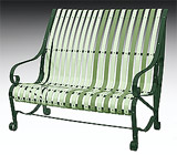 garden bench RAL 6009-6019-6011