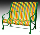 garden bench zuzana RAL 6029-1012-2011-6018