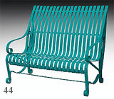 garden bench karolina RAL 5021