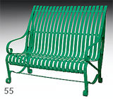 garden bench karolina RAL 6016