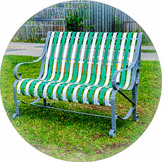 park bench green obiss