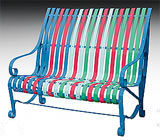 garden bench radka RAL 5009-4002-6034-6000
