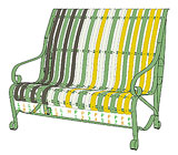 garden bench design-R1.4B