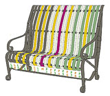 garden bench design-R1.9-1