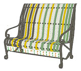 garden bench design-R1.9