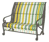 garden bench design-R10.6