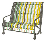 garden bench design-R10.8