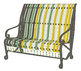 garden bench design-R10.9