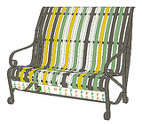 garden bench design-R11.4