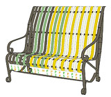 garden bench design-R6.2