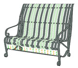 garden bench design-Z1.9