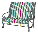 garden bench design-Z2.3-1