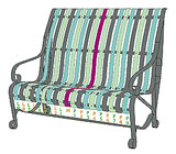 garden bench design-Z7.4-1